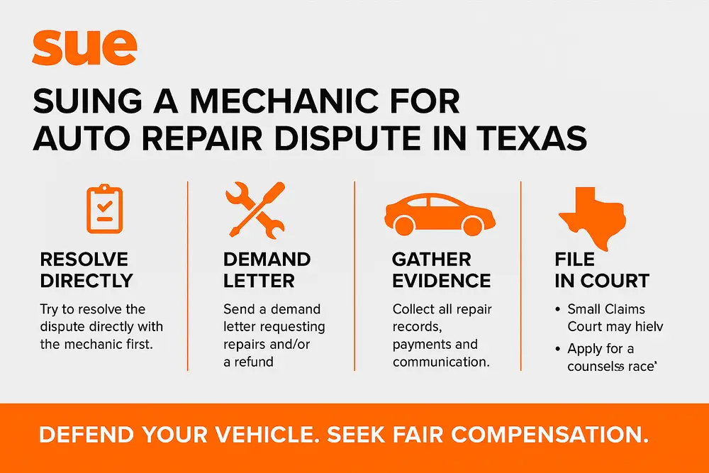 ow to Sue a Mechanic in Texas